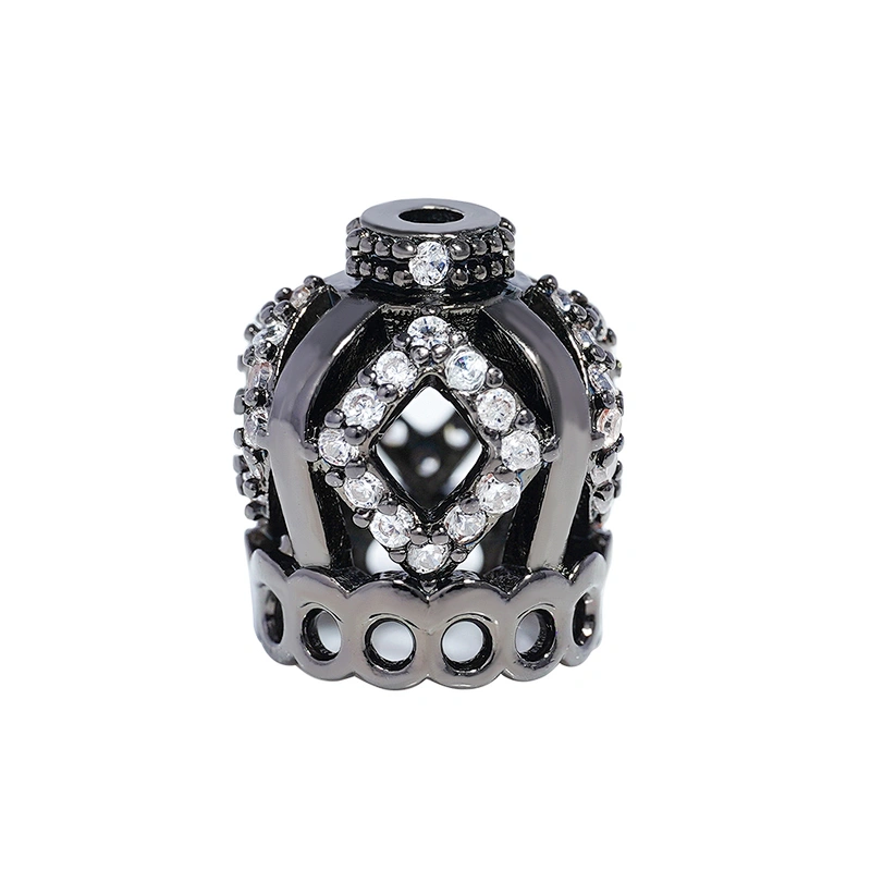 Fashion Style Crown Pendants Bracelet Necklace Pendant Charms For Bracelet Making Jewelry CZ Crown Pendant Charms
