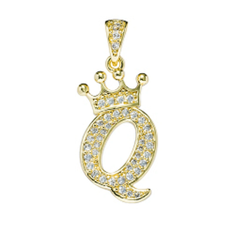 brass zircon charms for necklace making necklace charms for jewelry making jewelry pendants charms crown pave findings supplier