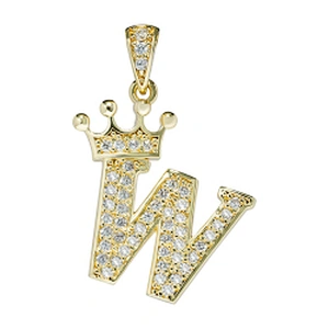 brass zircon charms for necklace making necklace charms for jewelry making jewelry pendants charms crown pave findings supplier