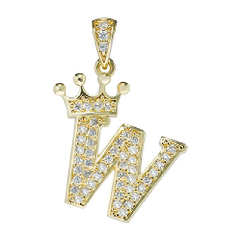 brass zircon charms for necklace making necklace charms for jewelry making jewelry pendants charms crown pave findings supplier