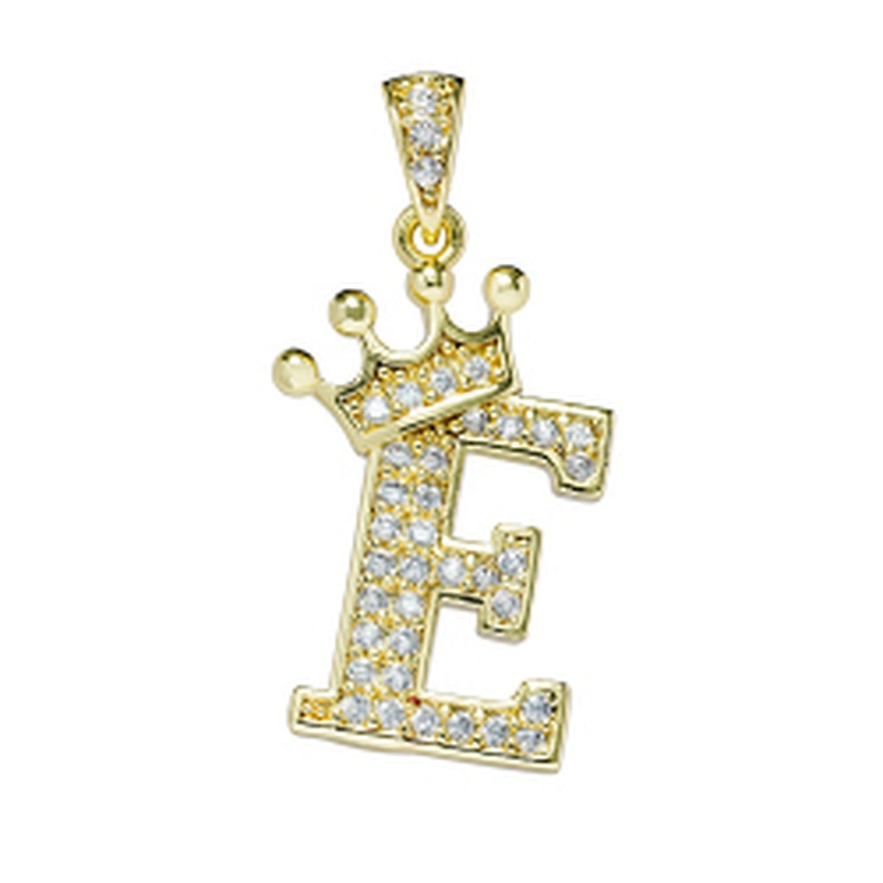 brass zircon charms for necklace making necklace charms for jewelry making jewelry pendants charms crown pave findings supplier