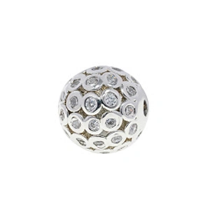 8mm Beads Factory Direct Jewelry Making round shape Bracelet Necklace Beads DIY Wholesale CZ Round Spacer Charms  beads