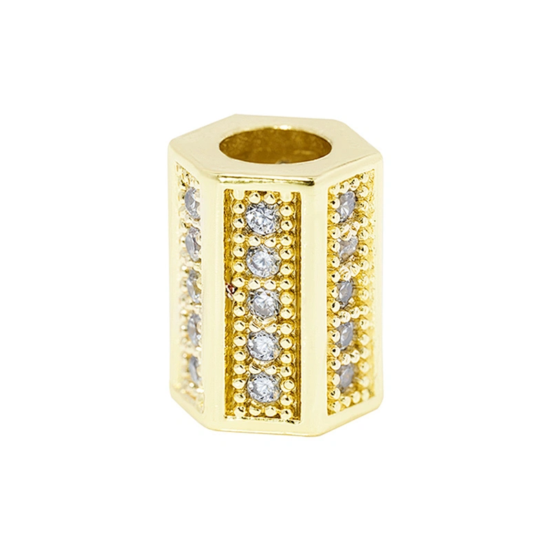 spacers beads for jewelry making jewelry parts micro pave cz spacer bracelet spacer pave beads zircon accessories diy jewelri