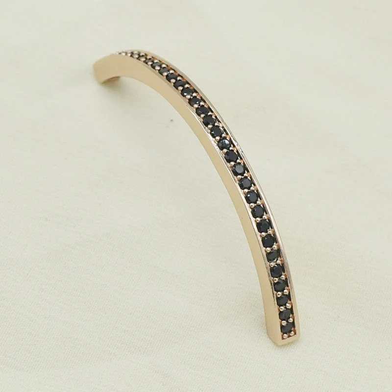 CZ Beads Earrings Accessories Brass Curve Tube Ladies Accessories Jewelry Bracelet Accessories Charms For Jewelry Making Bracele