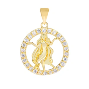 New Design bracelet necklace pendant charms for bracelet making jewelry CZ 12 Constelation Pendant Charms