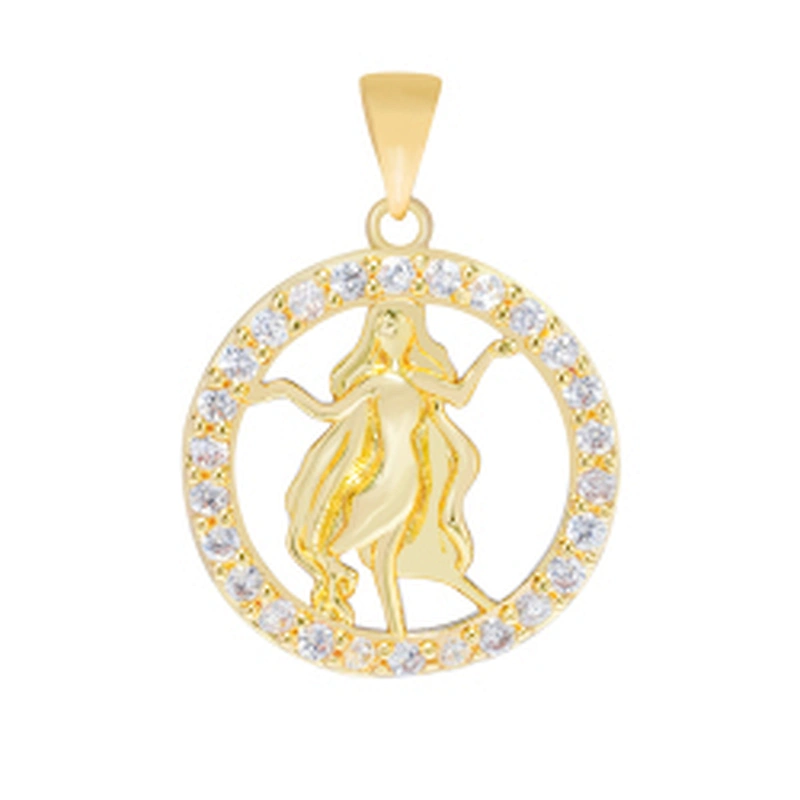 New Design bracelet necklace pendant charms for bracelet making jewelry CZ 12 Constelation Pendant Charms