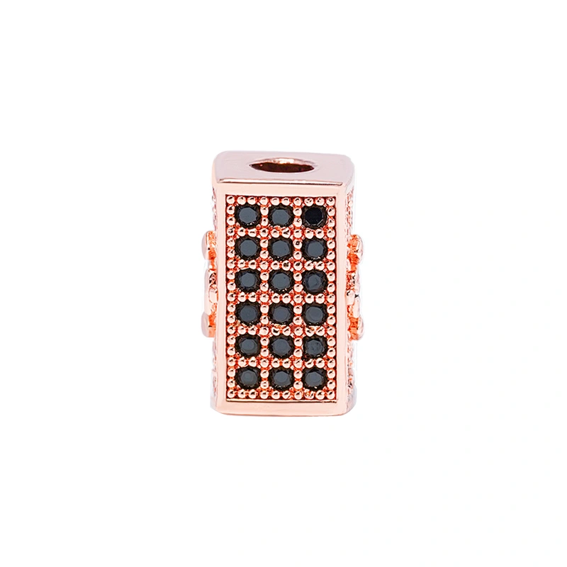 Fashion CZ Spacer Jewelry Making Bracelet Necklace Beads DIY Jewelry Wholesale Charms CZ Spacer Charms