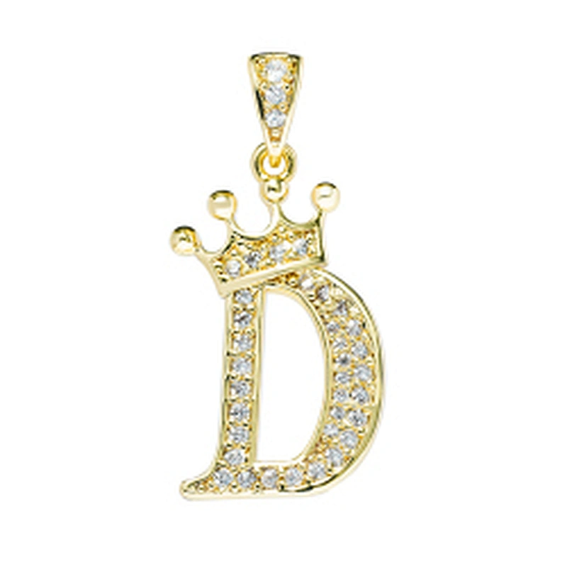 brass zircon charms for necklace making necklace charms for jewelry making jewelry pendants charms crown pave findings supplier