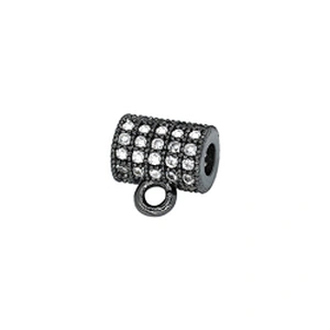 Wholesale Cz Beads Micro Pave Spacer Charms for Jewelry Making Cubic Zirconia Beads DIY Bracelet Making Gold Plated Jewelry