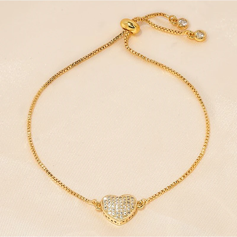 cubic zirconia bracelet accessories jewelry findings copper bracelet trendy bracelets 2021 micro pave beads supplies for jewelry
