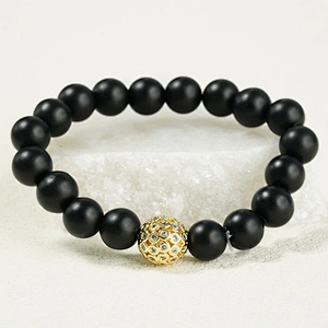 10mm Beads Factory Direct Jewelry Making round shape Bracelet Necklace Beads DIY Wholesale CZ Round Spacer Charms  beads