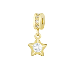 Beautiful Style  Bracelet Necklace Pendant Charms For Bracelet Making Jewelry CZ Pendant Charms
