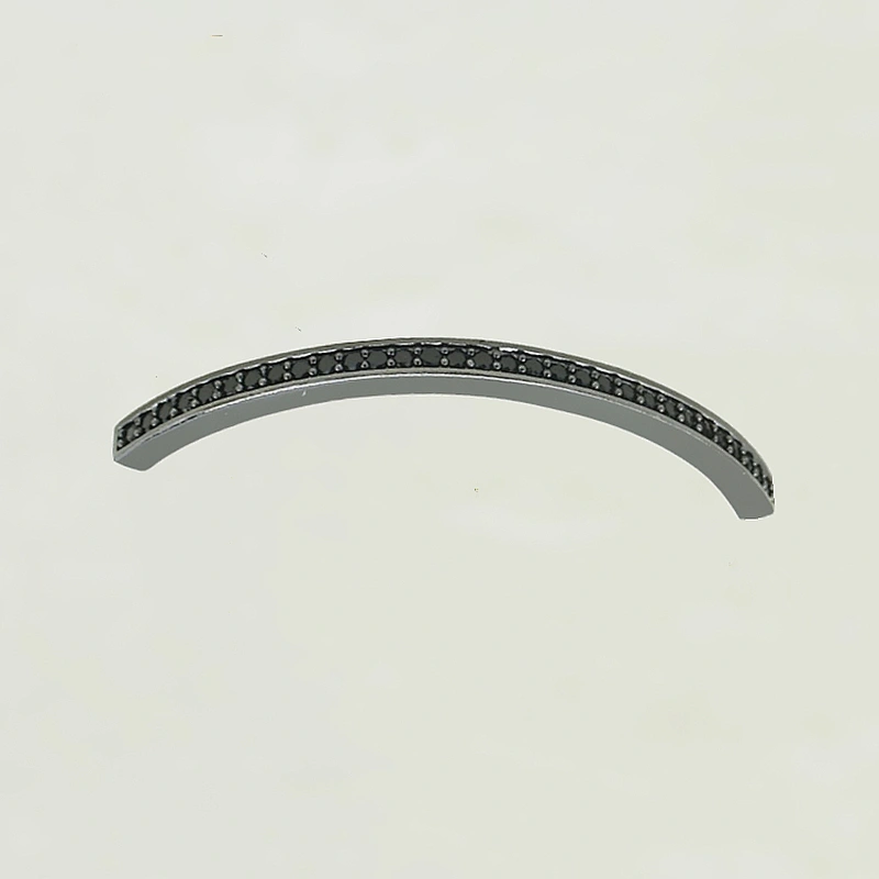 CZ Beads Earrings Accessories Brass Curve Tube Ladies Accessories Jewelry Bracelet Accessories Charms For Jewelry Making Bracele
