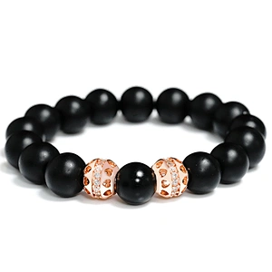 Hot sale Jewelry Making round shape Bracelet Necklace Beads DIY Jewelry Wholesale CZ Spacer Charms  beads with heart shape