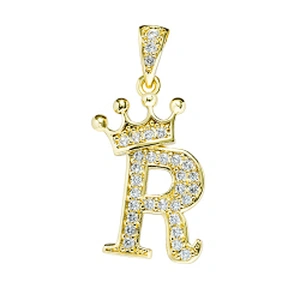 brass zircon charms for necklace making necklace charms for jewelry making jewelry pendants charms crown pave findings supplier