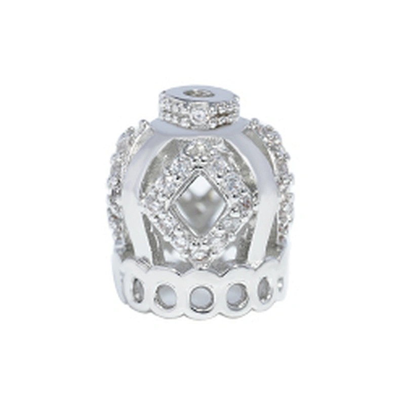 Fashion Style Crown Pendants Bracelet Necklace Pendant Charms For Bracelet Making Jewelry CZ Crown Pendant Charms