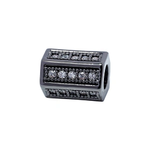 spacers beads for jewelry making jewelry parts micro pave cz spacer bracelet spacer pave beads zircon accessories diy jewelri