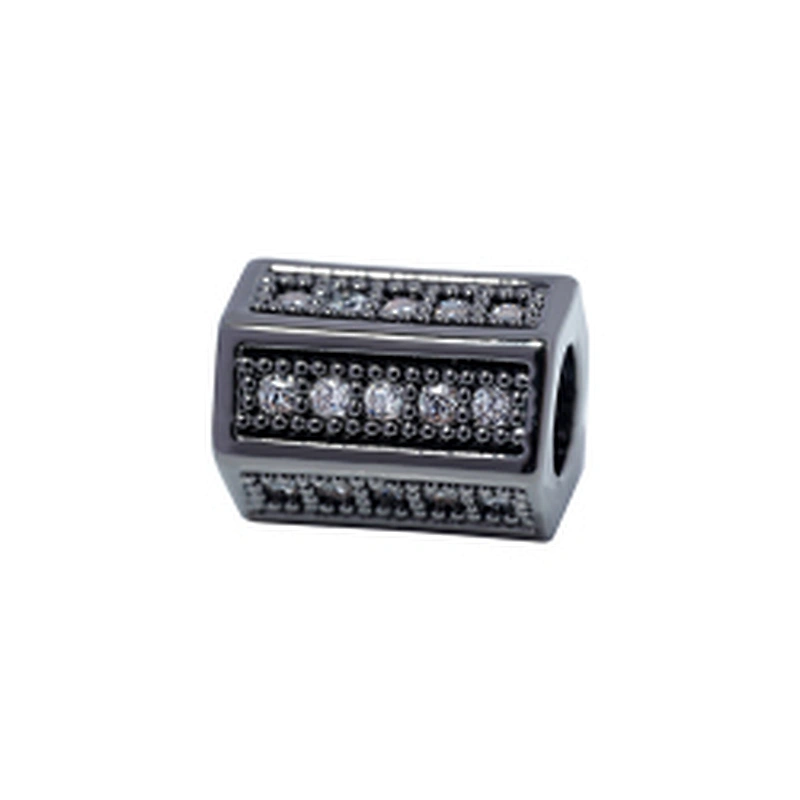 spacers beads for jewelry making jewelry parts micro pave cz spacer bracelet spacer pave beads zircon accessories diy jewelri