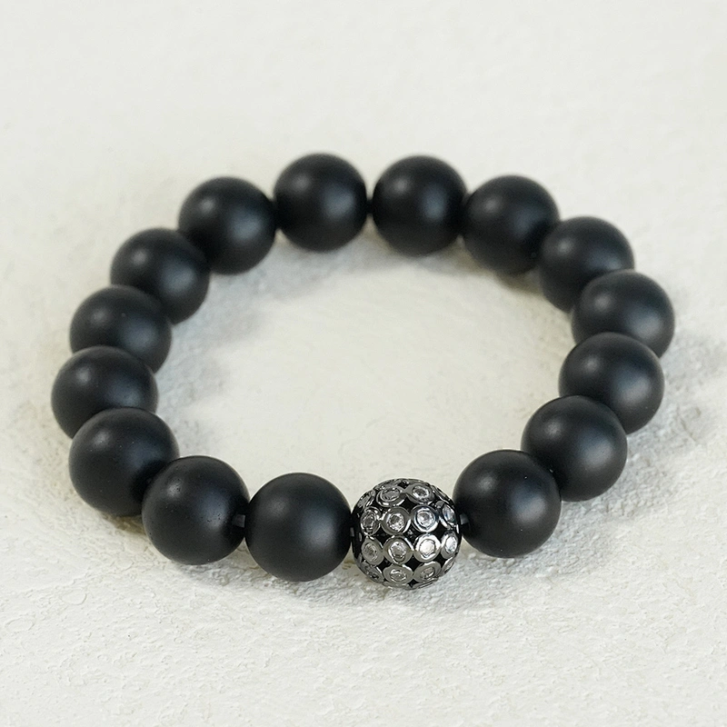 8mm Beads Factory Direct Jewelry Making round shape Bracelet Necklace Beads DIY Wholesale CZ Round Spacer Charms  beads