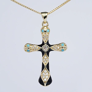 Beautiful Style Snake Pendants Bracelet Necklace Pendant Charms DIY Bracelet Making Jewelry CZ Snake Head Cross Pendants Charms