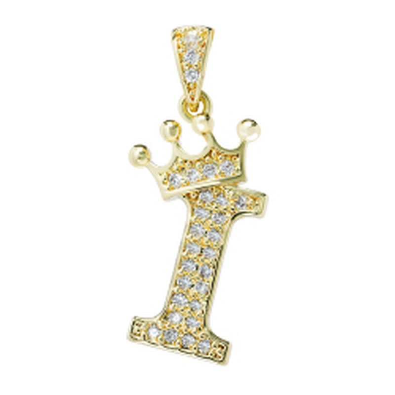 brass zircon charms for necklace making necklace charms for jewelry making jewelry pendants charms crown pave findings supplier