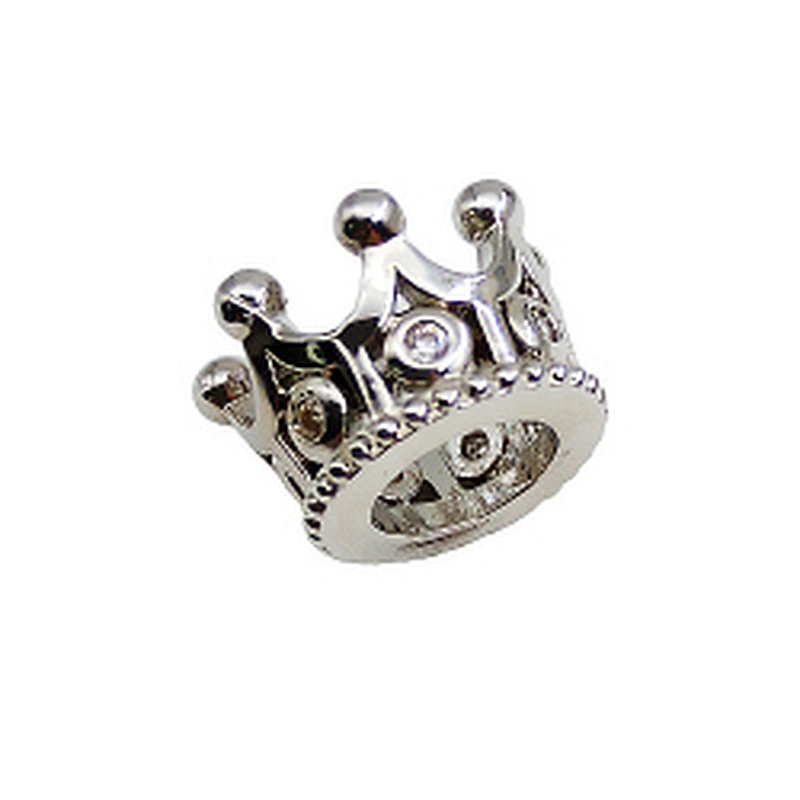 CZ Jewelry Crown Charms Accessories Brass Cubic Zirconia Crown Beads DIY Necklace Bracelet Parts for Bracelet Jewelry  Making