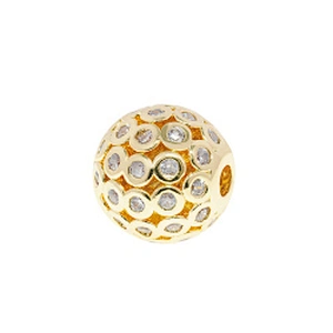 8mm Beads Factory Direct Jewelry Making round shape Bracelet Necklace Beads DIY Wholesale CZ Round Spacer Charms  beads