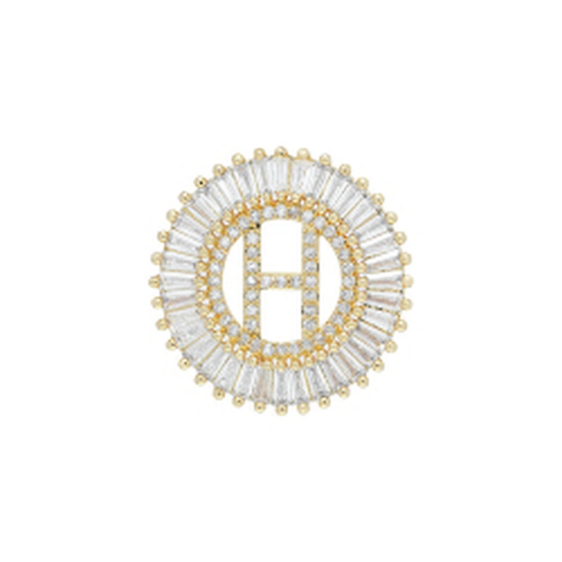 Fashion Letter Pendants Bracelet Necklace Pendant Charms DIY Bracelet Making Jewelry CZ Letter of the alphabet Pendants Charms