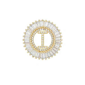 Fashion Letter Pendants Bracelet Necklace Pendant Charms DIY Bracelet Making Jewelry CZ Letter of the alphabet Pendants Charms