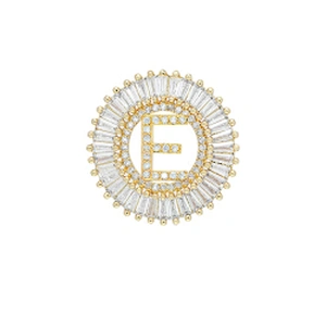 Fashion Letter Pendants Bracelet Necklace Pendant Charms DIY Bracelet Making Jewelry CZ Letter of the alphabet Pendants Charms