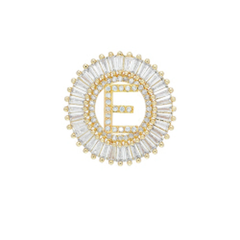 Fashion Letter Pendants Bracelet Necklace Pendant Charms DIY Bracelet Making Jewelry CZ Letter of the alphabet Pendants Charms