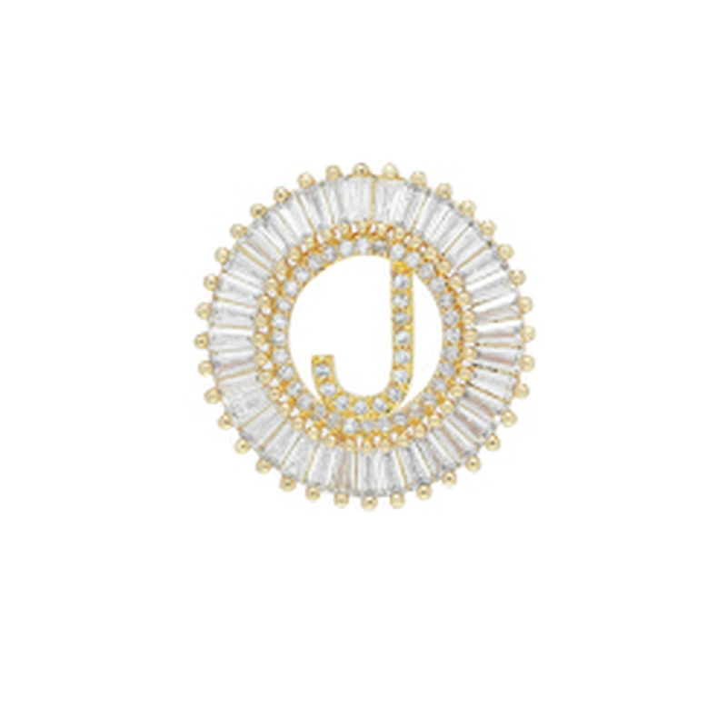 Fashion Letter Pendants Bracelet Necklace Pendant Charms DIY Bracelet Making Jewelry CZ Letter of the alphabet Pendants Charms