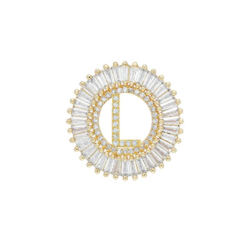 Fashion Letter Pendants Bracelet Necklace Pendant Charms DIY Bracelet Making Jewelry CZ Letter of the alphabet Pendants Charms