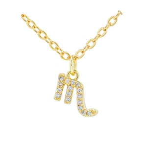 12 zircon constelations signs pendant necklace brass zircon constelation necklace customization cz constelation necklaces