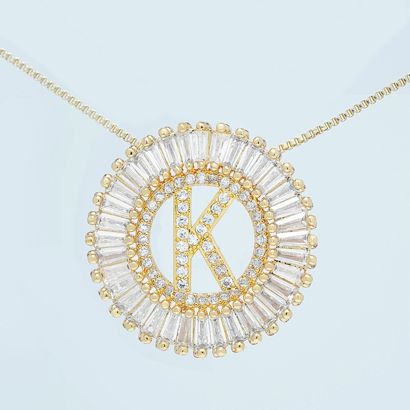 Fashion Letter Pendants Bracelet Necklace Pendant Charms DIY Bracelet Making Jewelry CZ Letter of the alphabet Pendants Charms