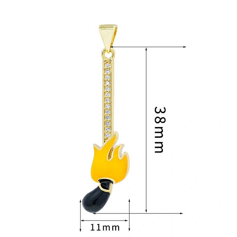 Beautiful  Clubs Shaped Pendants Bracelet Necklace Pendant  DIY Bracelet Making Jewelry CZ Clubs Shaped Pendant Charms