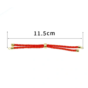 Beautiful handmade string bracelets thread for bracelet making string Jewelry adjustable bracelets  red rope for women girls