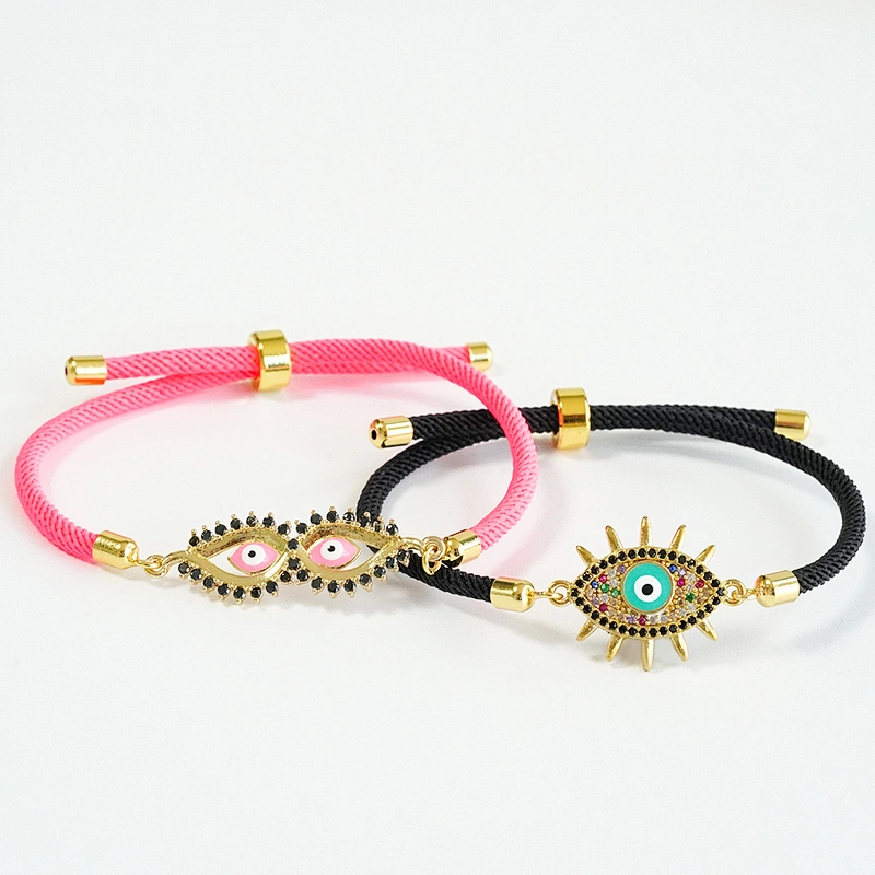 Factory handmade string bracelets thread for bracelet making string for adjustable bracelets  red rope for women girls
