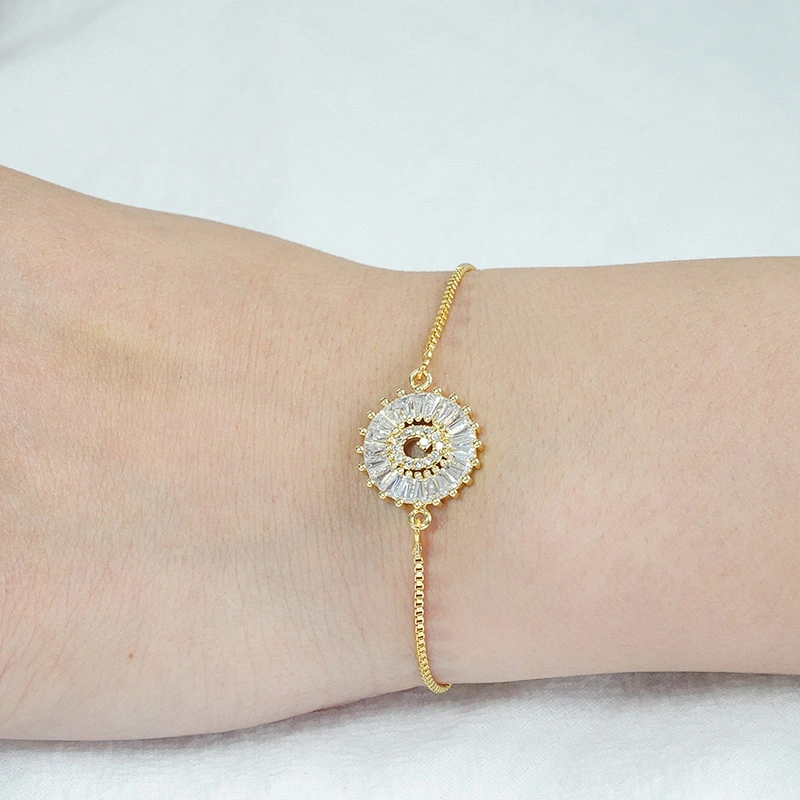 Factory Direct 18K Gold Plated Letter Bracelets Adjustable Fashion Initial Alphabet Charms Bracelets Jewelry for women girls