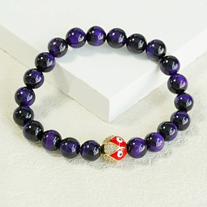 Factory Direct Jewelry Making Round Eyes shape Bracelet Necklace Beads DIY Jewelry Wholesale CZ Spacer Charms Eyes Round beads
