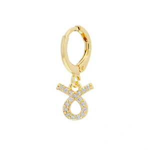 zodiac constelation earrings cubic zirconia wholesale 2022 new arrivals zirconia earrings diamond hoop earrings trendy cz jewels