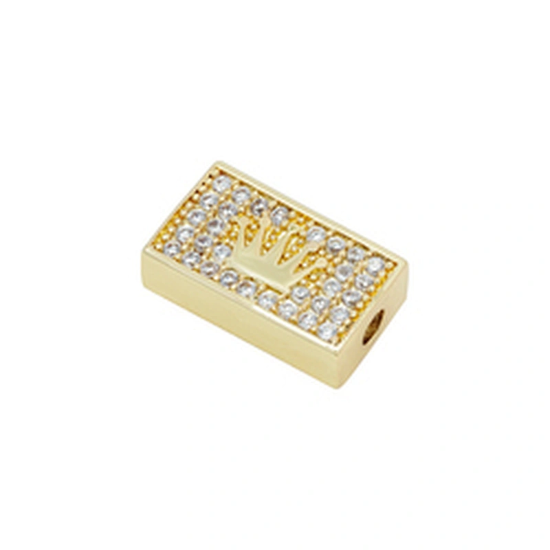 2022 CZ Spacer Beads Jewelry Making Bracelet Necklace Beads DIY Jewelry Wholesale Charms CZ Spacer Charms