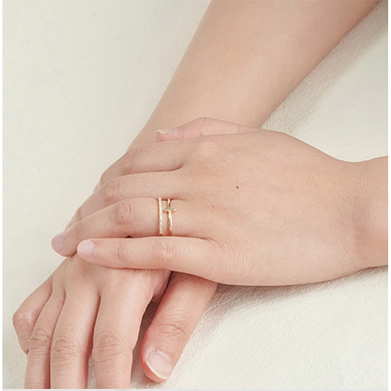 Factory Direct CZ Round-shaped  Rings 18k Gold Plated Rings zirconia pave Rings Woman Men Gifts Jewelry CZ Jewelrs