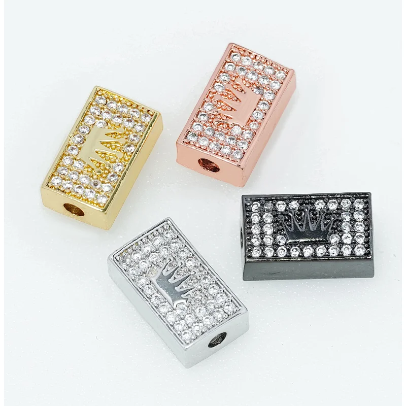 Fashion Beads Micro Pave Spacers CZ Cubic Zirconia Jewellry
