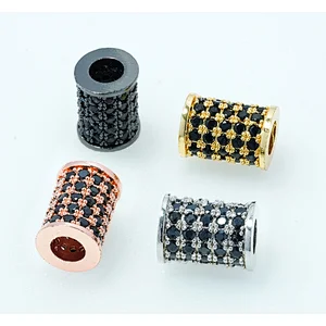 Fashion Beads Micro Pave Spacers CZ Cubic Zirconia Jewellry