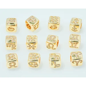 Fashion Beads Micro Pave Spacers CZ Cubic Zirconia Jewellry