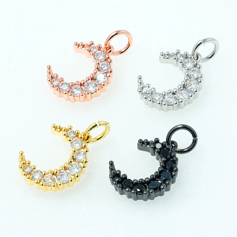 necklace pendants high quality cz with gold plated micro pave jewelry