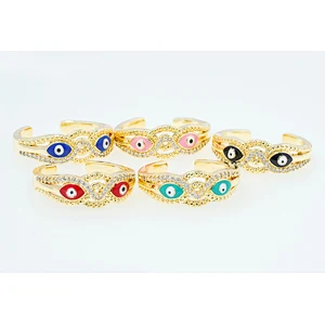 luxury ring for women wearing cz animal ring micro pave gold plated style