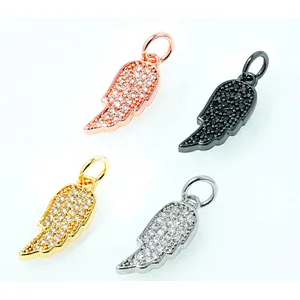 necklace pendants high quality cz with gold plated micro pave jewelry