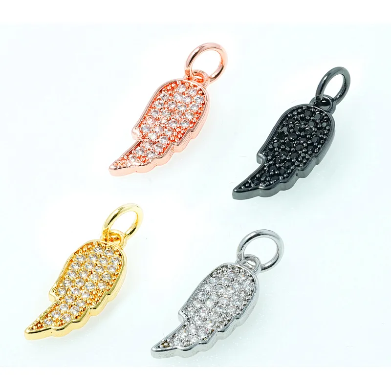 necklace pendants high quality cz with gold plated micro pave jewelry